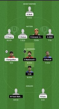 AJH vs DEF Dream11 Prediction - Ajman T10